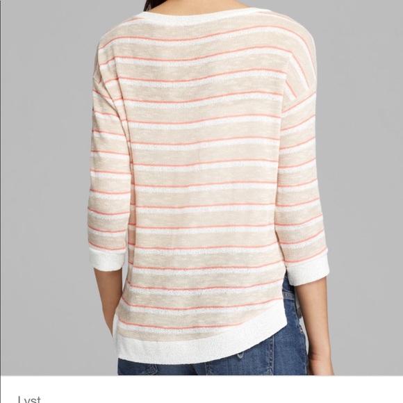 Laguna knit top cream and pinks - Picture 5 of 7